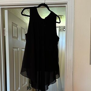 Susan Graver Black Sleeveless Top